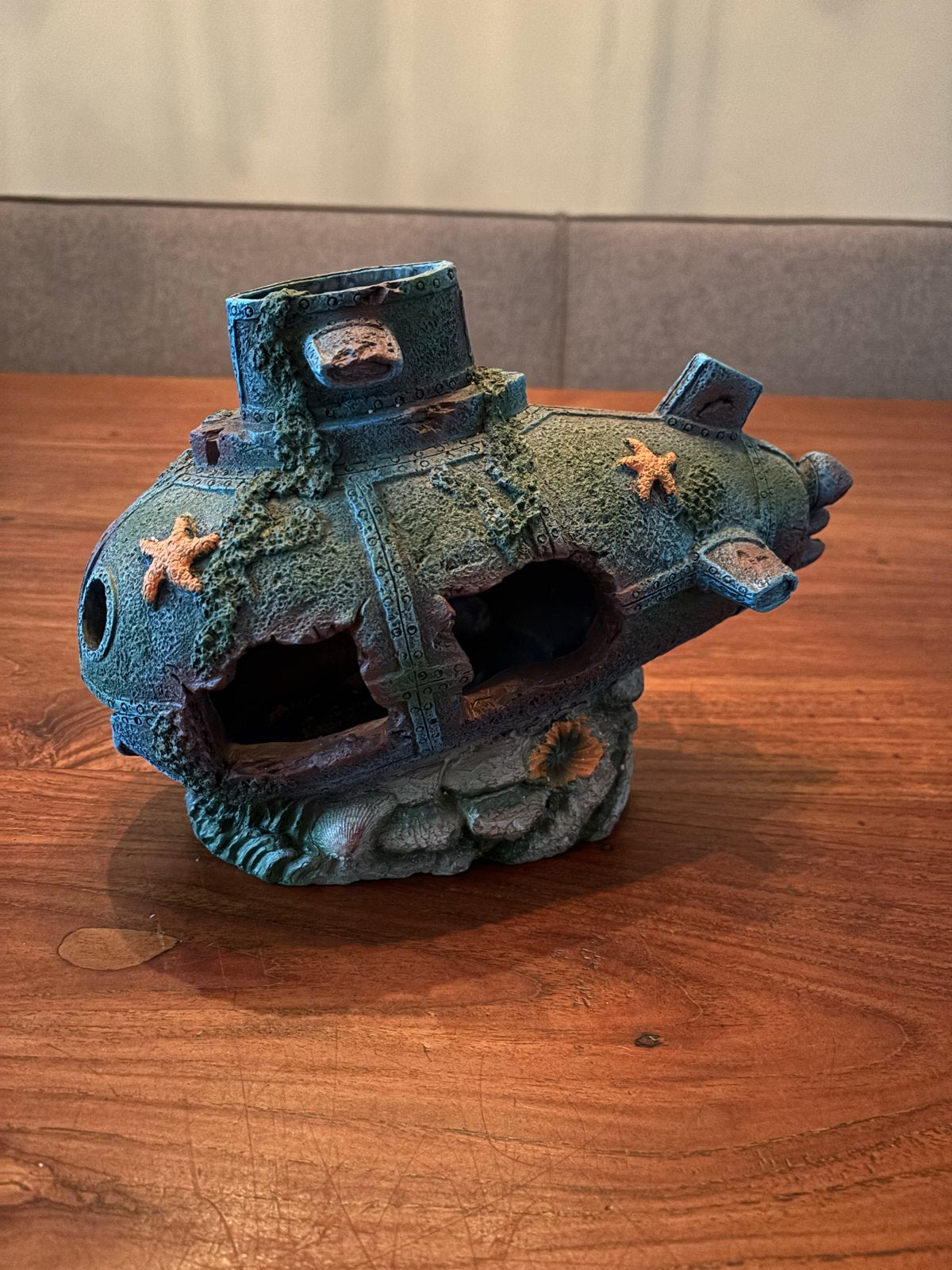 Duikboot ornament aquarium, Ophalen of Verzenden, Zo goed als nieuw, Decoratie