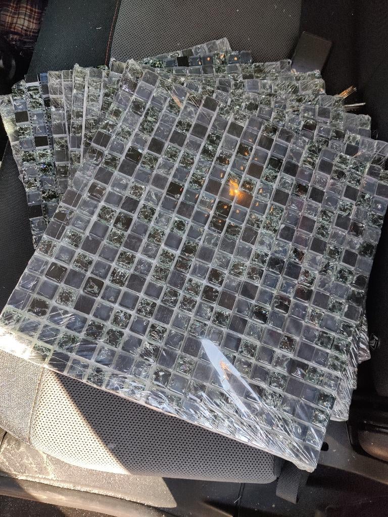 Glazen mozaïektegels 10 stuks voor 20 euro! 2 euro p.st., Ophalen, Overige materialen, Wandtegels, Nieuw