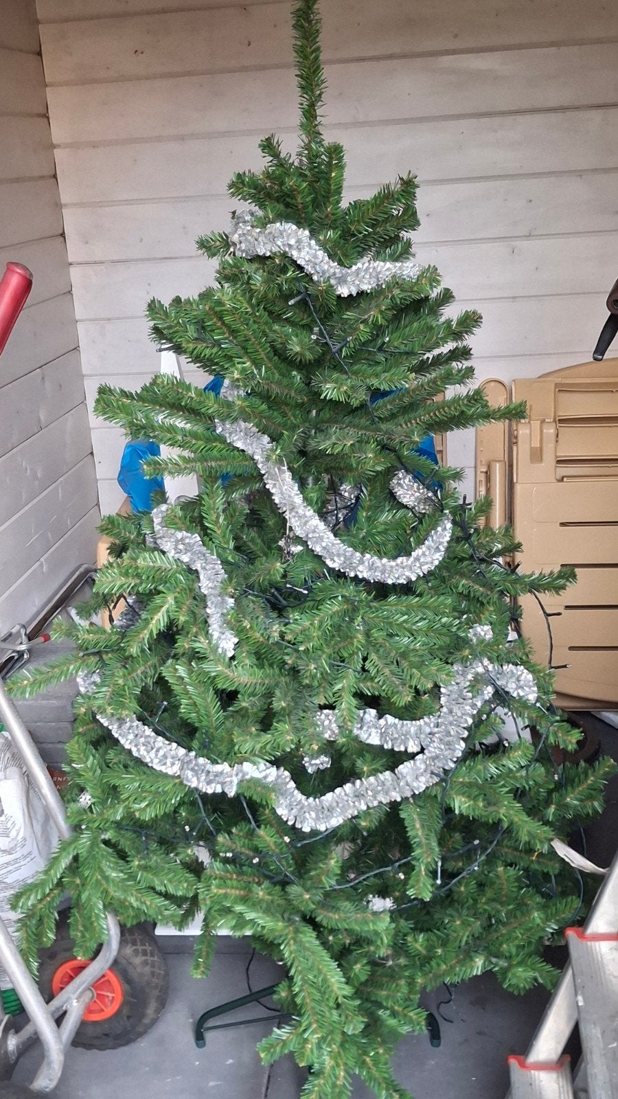 Mooie kunstkerstboom ca 1,60 meter hoog, Diversen, Kerst, Ophalen, Zo goed als nieuw