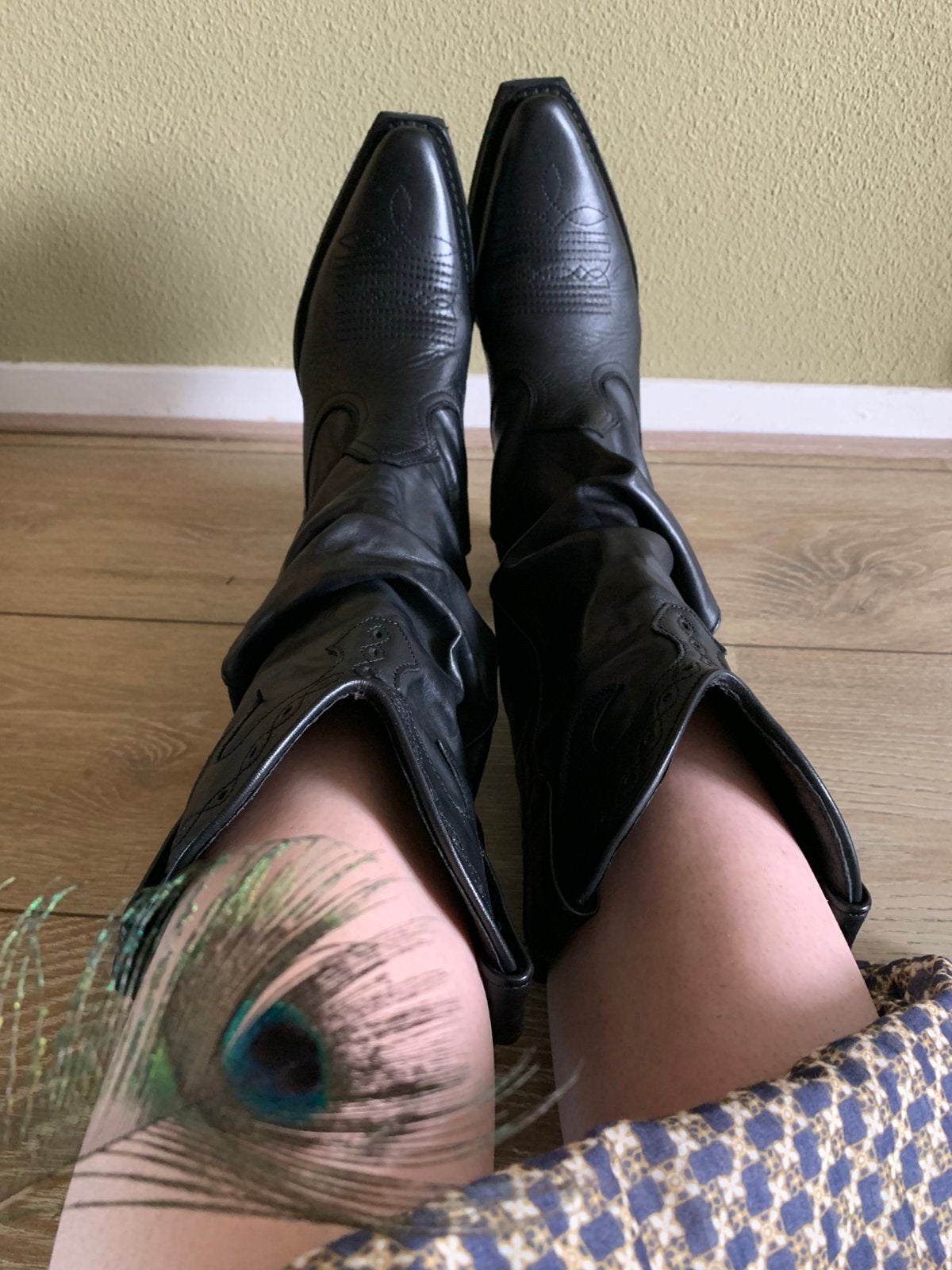 Bullrider Boots cowboylaarzen 40 western boots laarzen, Hoge laarzen, -, Zwart, -
