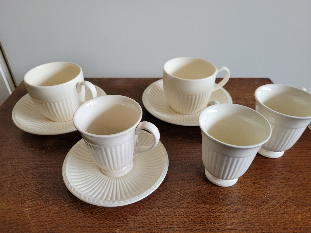 Wedgwood Edme kop en schotels, Ophalen of Verzenden, Zo goed als nieuw, Aardewerk, Kop(pen) en/of Schotel(s)