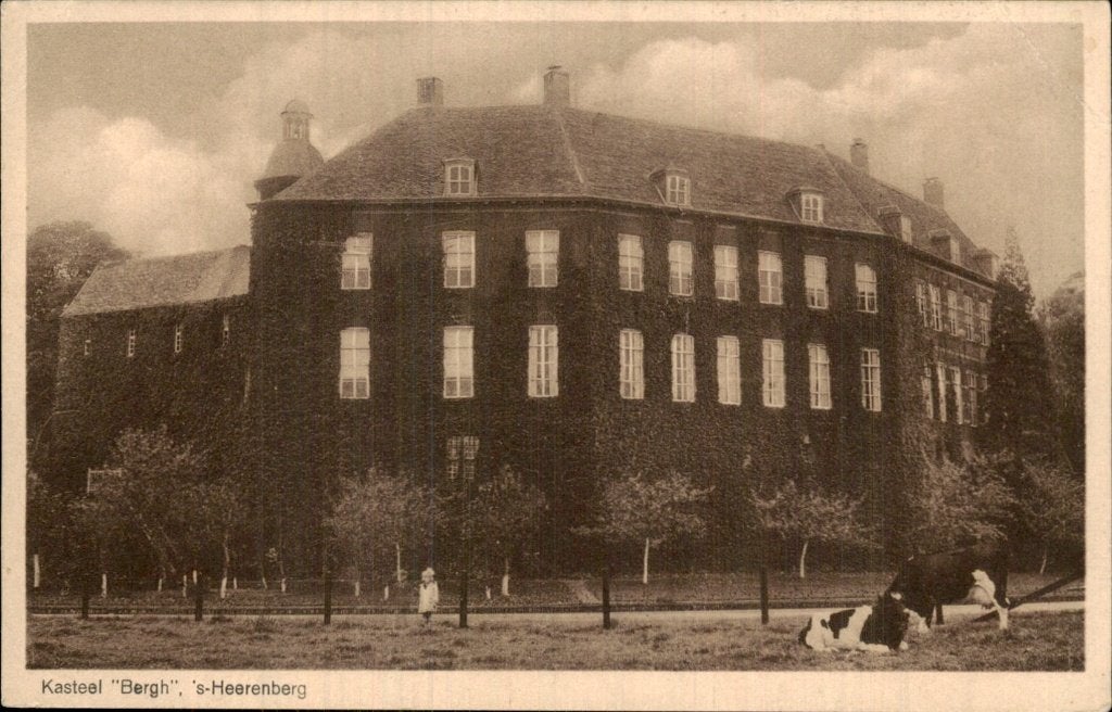 s-Heerenberg - Kasteel Bergh - Voorgevel, Ophalen of Verzenden, Voor 1920, Gelopen, Gelderland