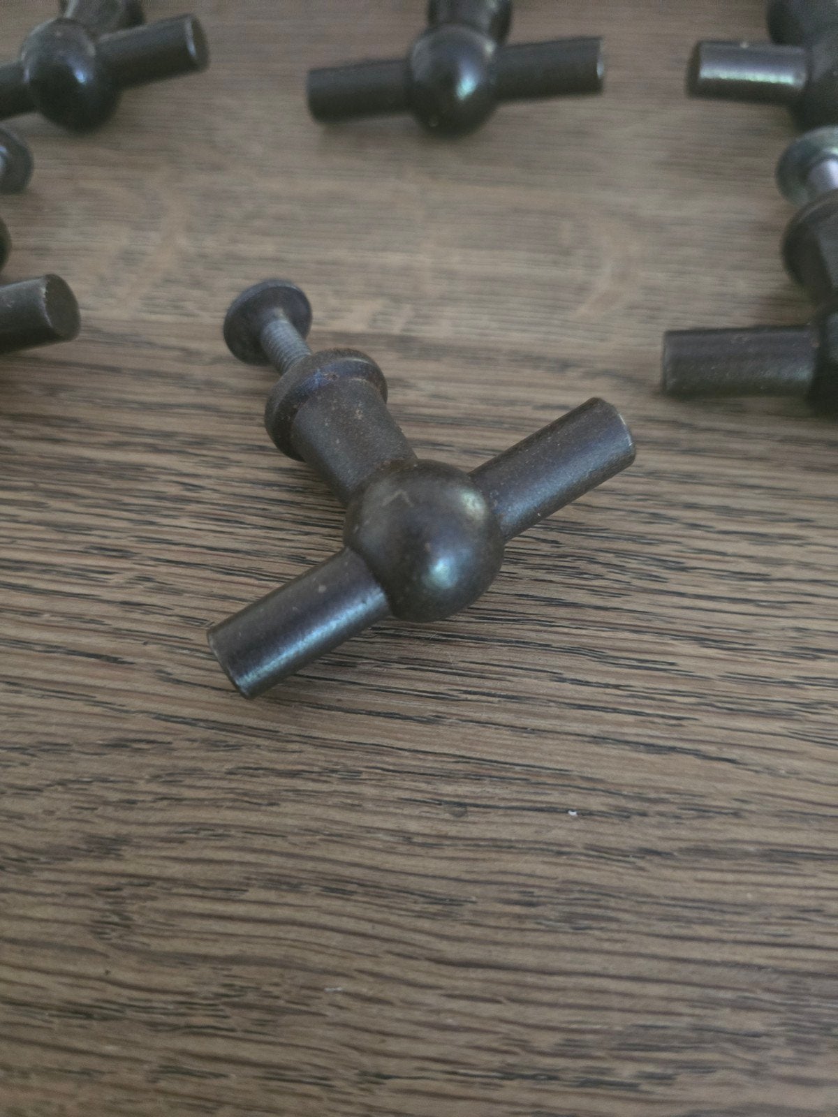 Set van 32 vintage ladeknoppen / handgrepen, Ophalen of Verzenden, Gebruikt