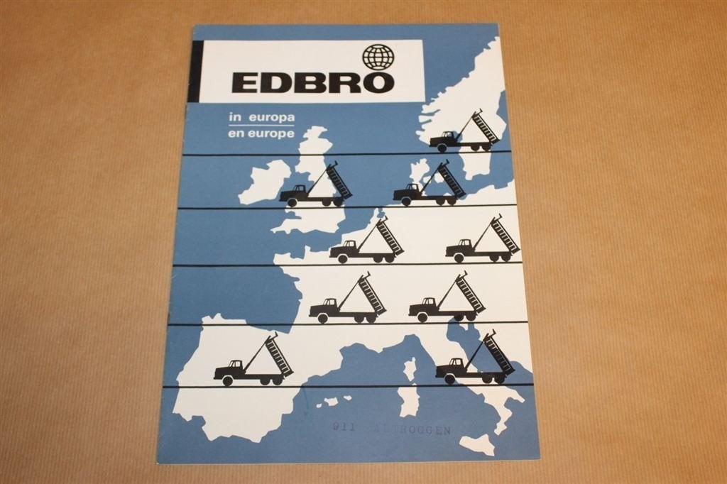 Zeldzame catalogus - Edbro vrachtwagens - Ca 1970 !!, Ophalen of Verzenden, Zo goed als nieuw, Tractor en Landbouw