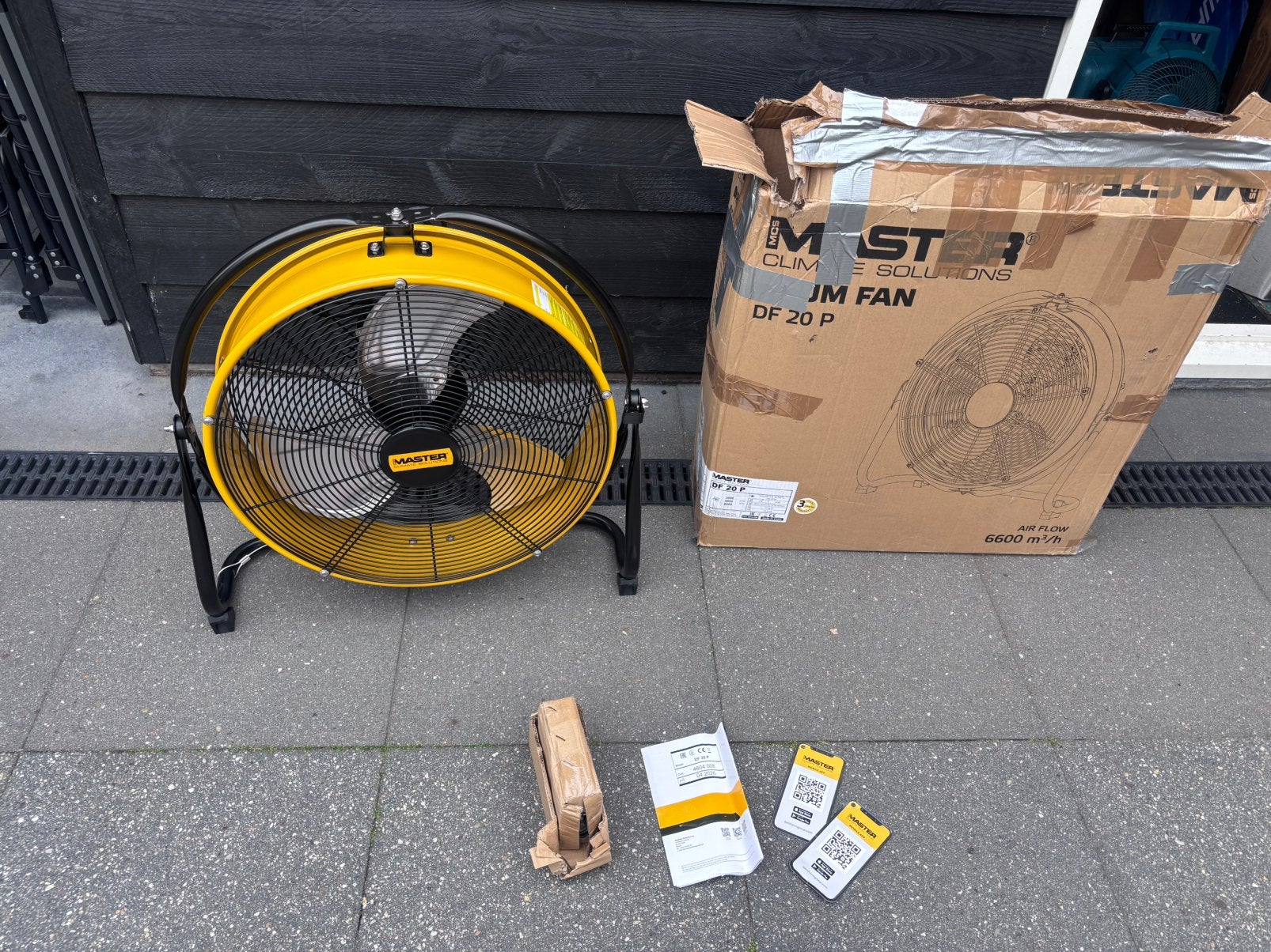 Nieuwe Master DF 20 P Ventilator - 100W - 6600m3/uur, Doe-het-zelf en Verbouw, Ophalen of Verzenden, Nieuw