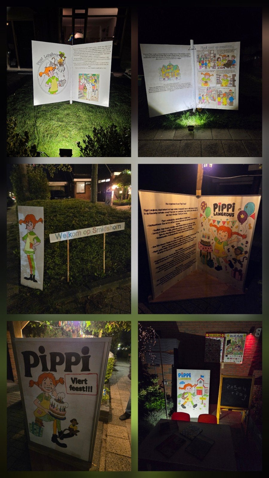 Straatversiering Pippi Langkous