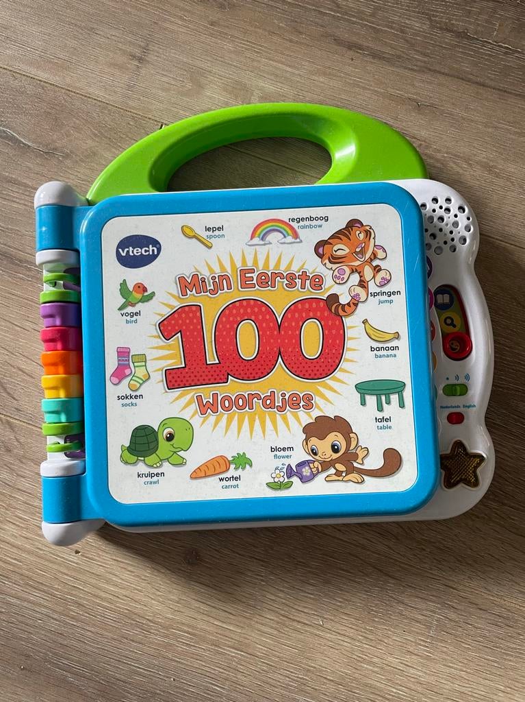 VTech Mijn Eerste 100 Woordjes, Kinderen en Baby's, Speelgoed | Vtech, Ophalen of Verzenden, Zo goed als nieuw, 6 maanden tot 2 jaar