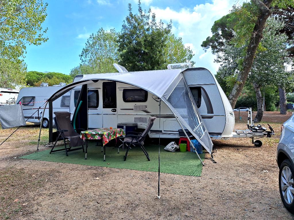 Fendt Saphir 465TG 2021 volautom.mover, Unico luifel, Caravans en Kamperen, Caravans, Standaardzit, 2 aparte bedden, Particulier