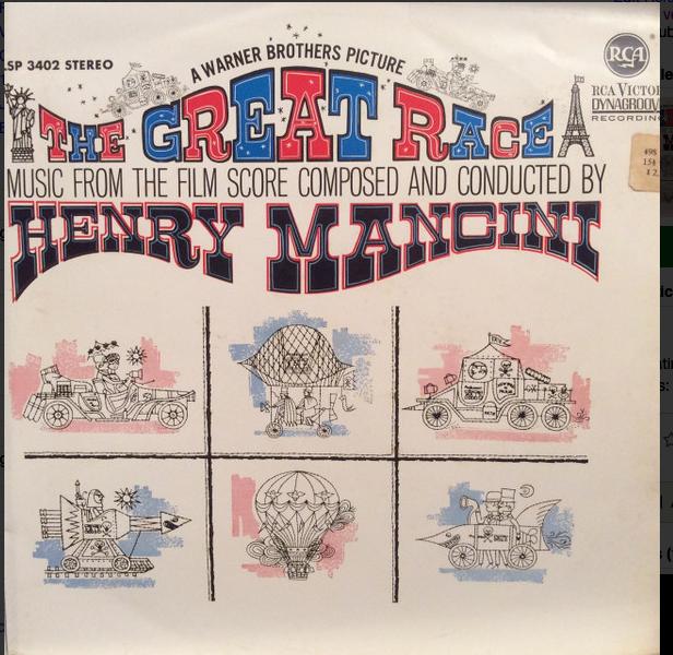 The Great Race Mancini  LP, Cd's en Dvd's, Vinyl | Filmmuziek en Soundtracks, Inclusief binnenhoes, Ophalen of Verzenden, Zo goed als nieuw