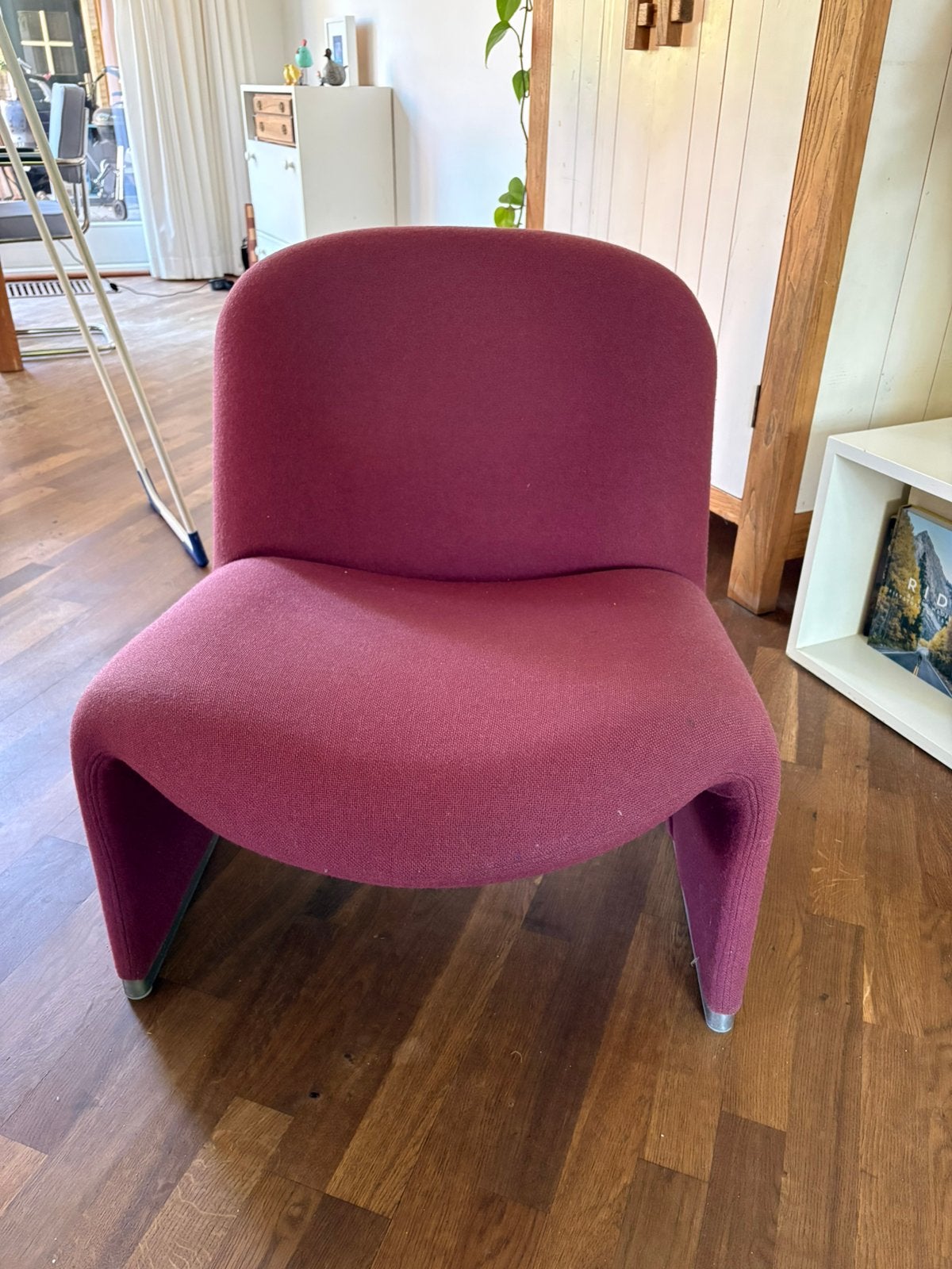Artifort Alky fauteuil van Giancarlo Piretti, Ophalen, Gebruikt, Eenpersoons, 75 tot 100 cm