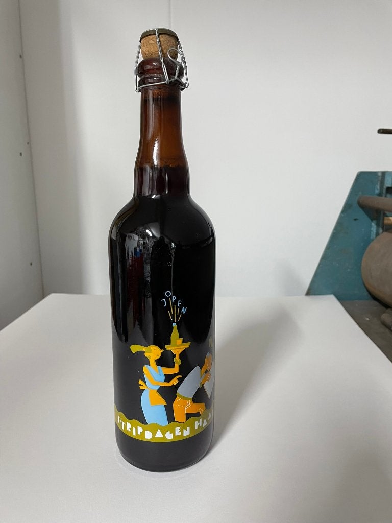 Joost Swarte, Jopen stripbier, Antiek en Kunst, Ophalen of Verzenden