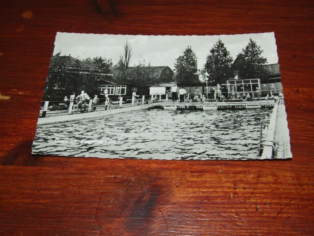 751- OOSTWOUD, ZWEMBAD - 1966, Verzenden, 1960 tot 1980, Gelopen, Noord-Holland