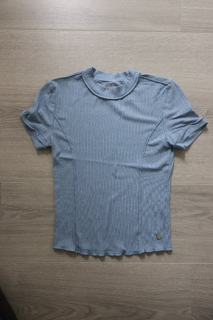 Frankie en Liberty shirt blauw 152, Ophalen, Frankie & Liberty, Meisje, Zo goed als nieuw