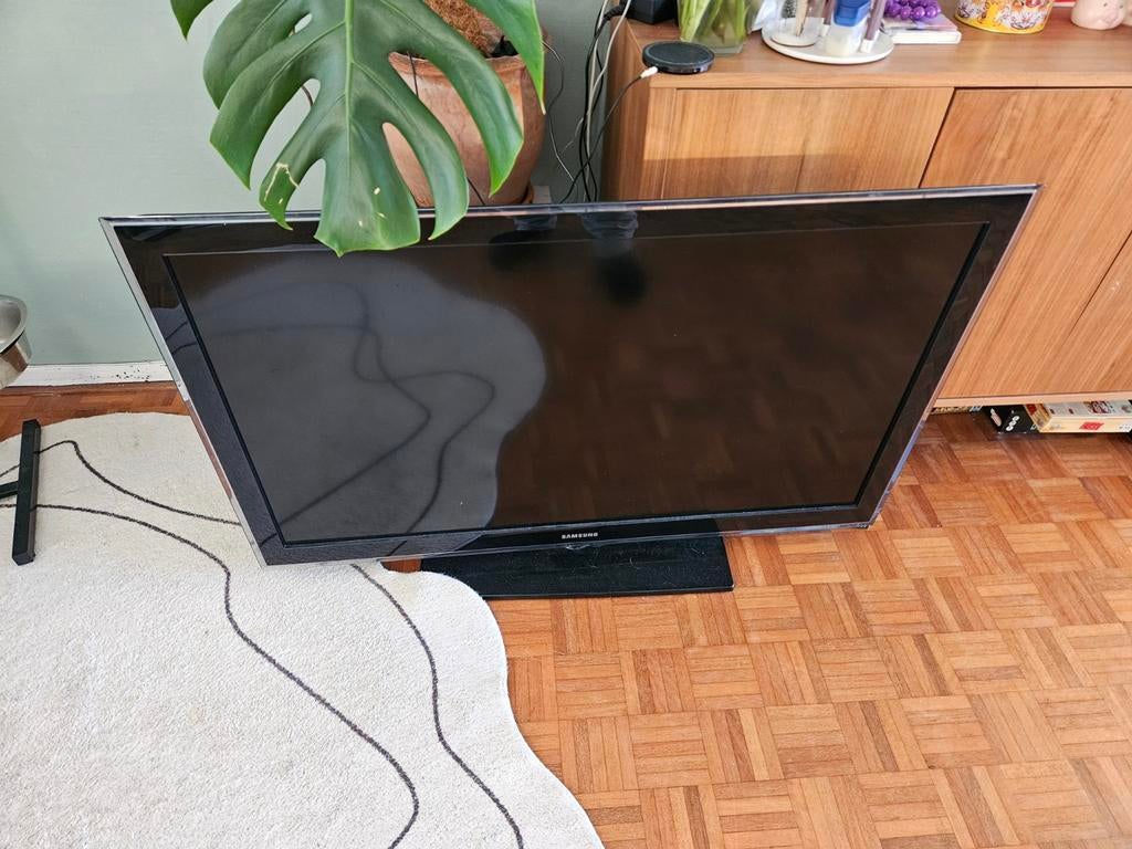 Samsung LN46D550 46 inch LCD TV - Werkt goed. Niet voor NL, Gebruikt, 50 Hz, LCD, Ophalen of Verzenden