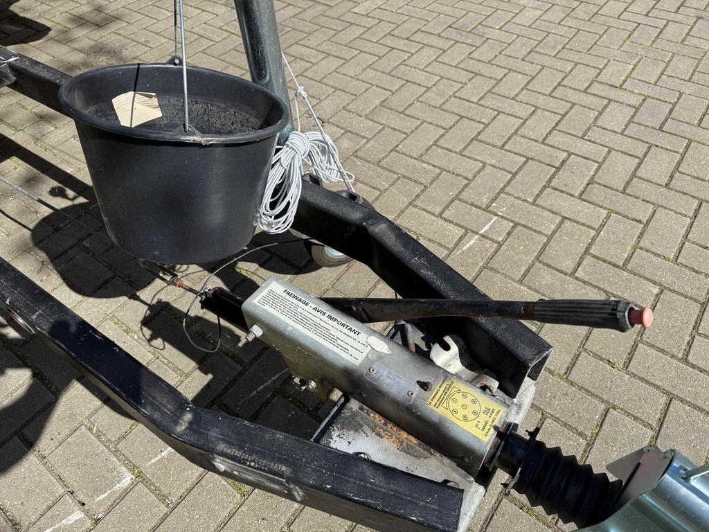 Stallingtrailer sloep boot 8 meter, Watersport en Boten, Boottrailers, Ophalen, Gebruikt, 1500 tot 3000 kg, Sloepentrailer