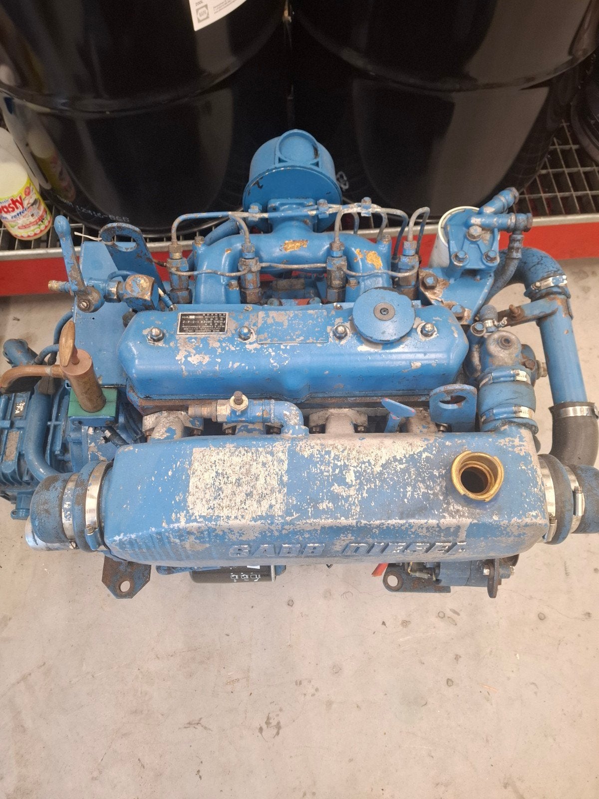 Saab diesel motor voor onderdelen, Ophalen of Verzenden, Gebruikt