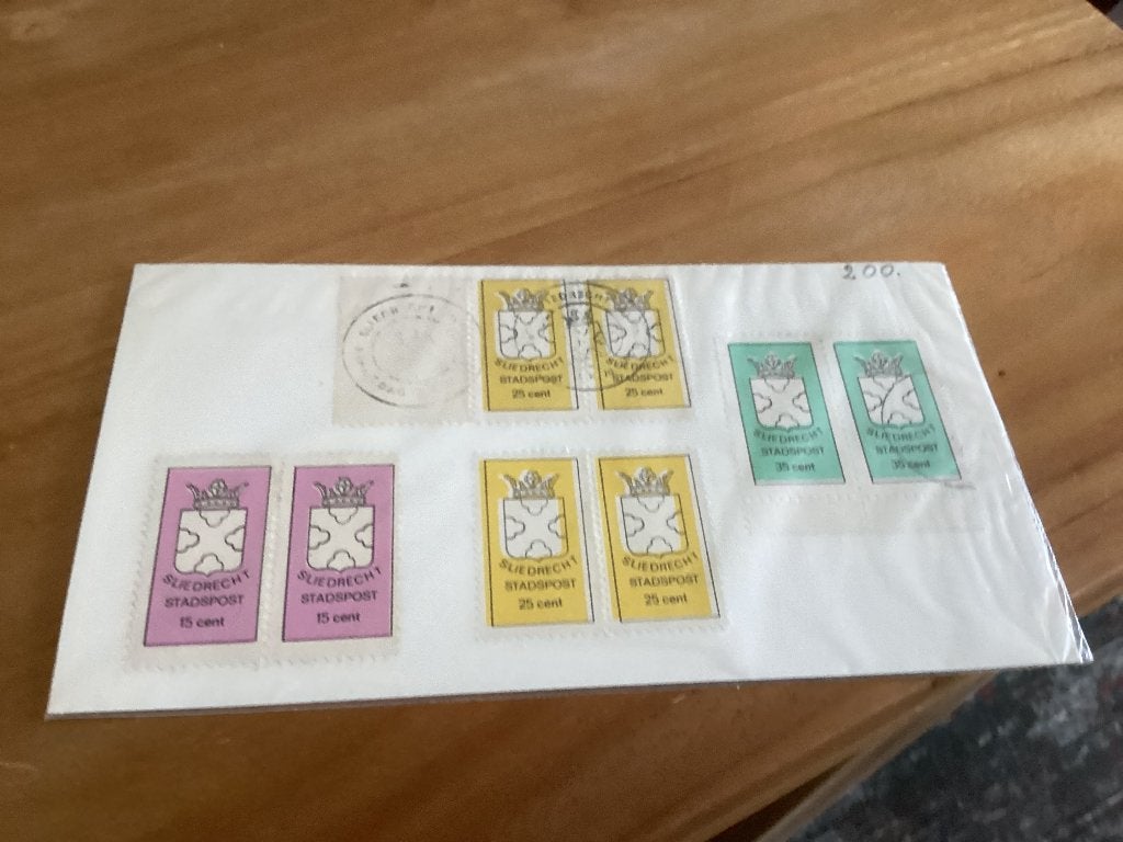 No2618 Stadspost zegels Sliedrecht Nederland jaargangen fdc, Postzegels en Munten, Postzegels | Volle albums en Verzamelingen