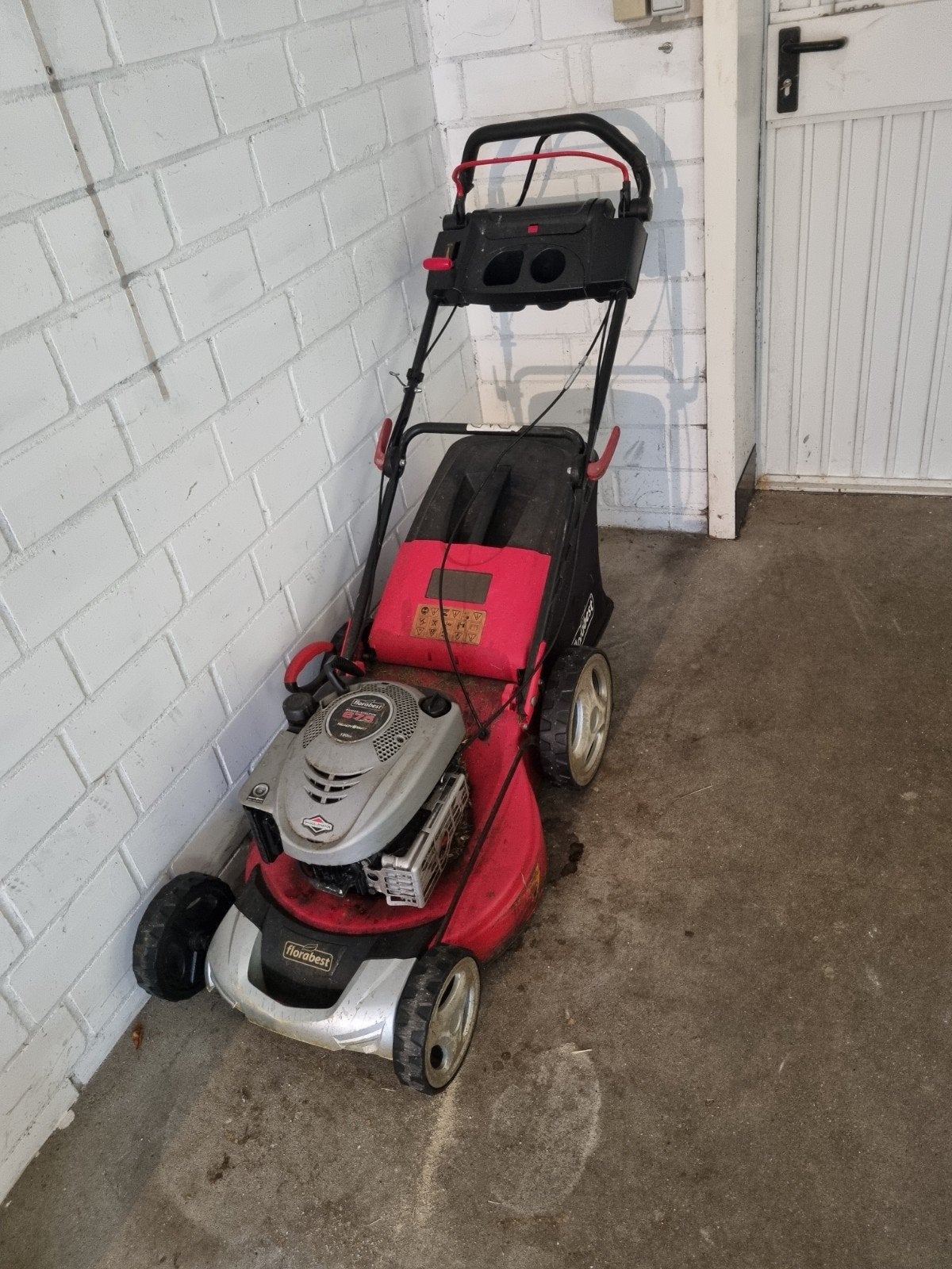 grasmaaier benzine, Ophalen, Gebruikt, Florabest, Opvangbak