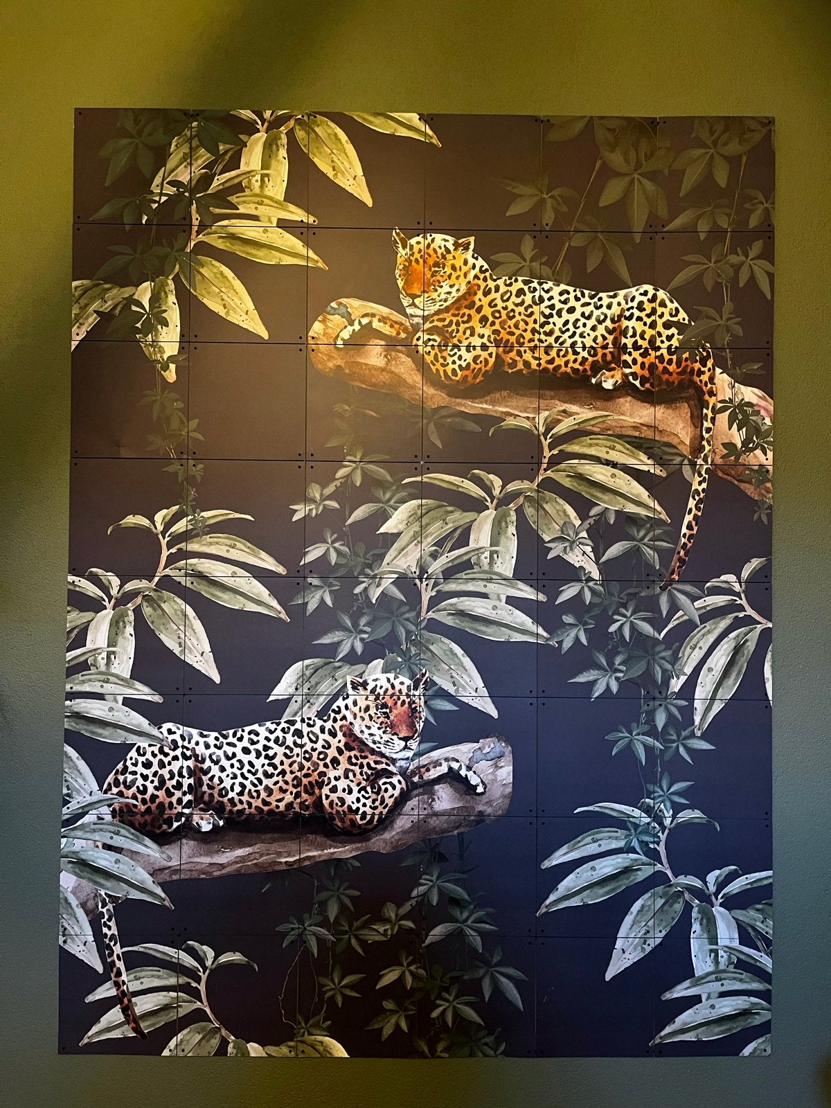 IXXI Chilling in the jungle - 120x160 cm, Ophalen, Gebruikt, Meerkleurig, Wandbord of Wandpaneel