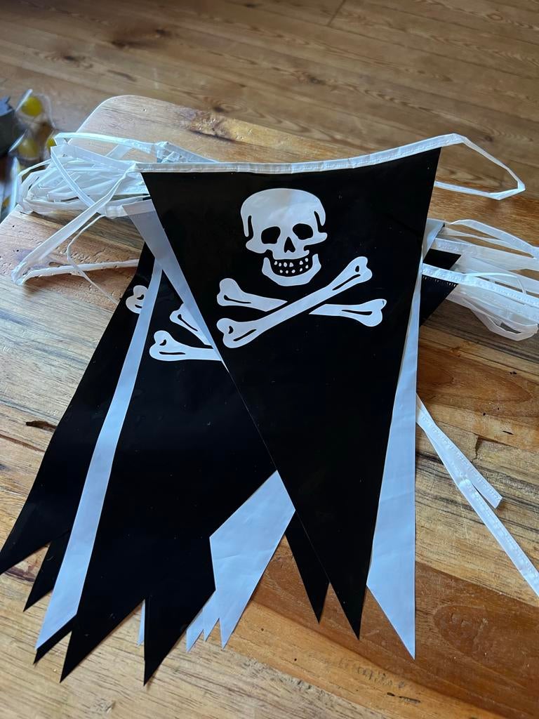 Piraten Verjaardag Versiering, Ophalen of Verzenden, Nieuw, Versiering, Verjaardag