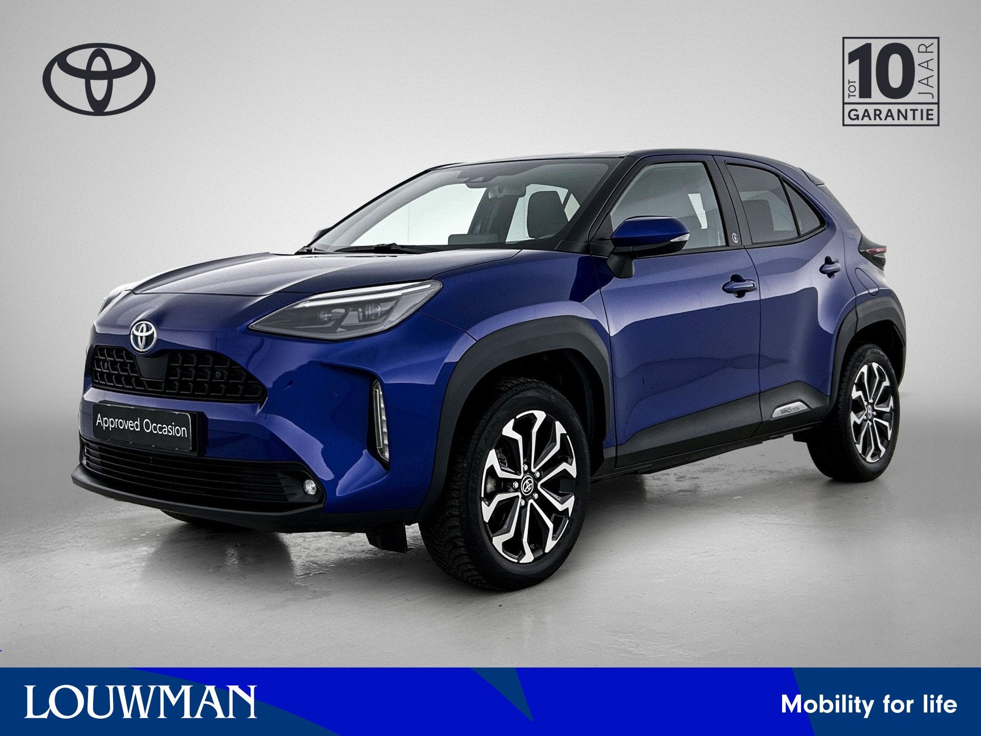 Toyota Yaris Cross 1.5 Hybrid Dynamic + | BTW voertuig | Dod, Auto's, Stof, Gebruikt, Blauw, 116 pk