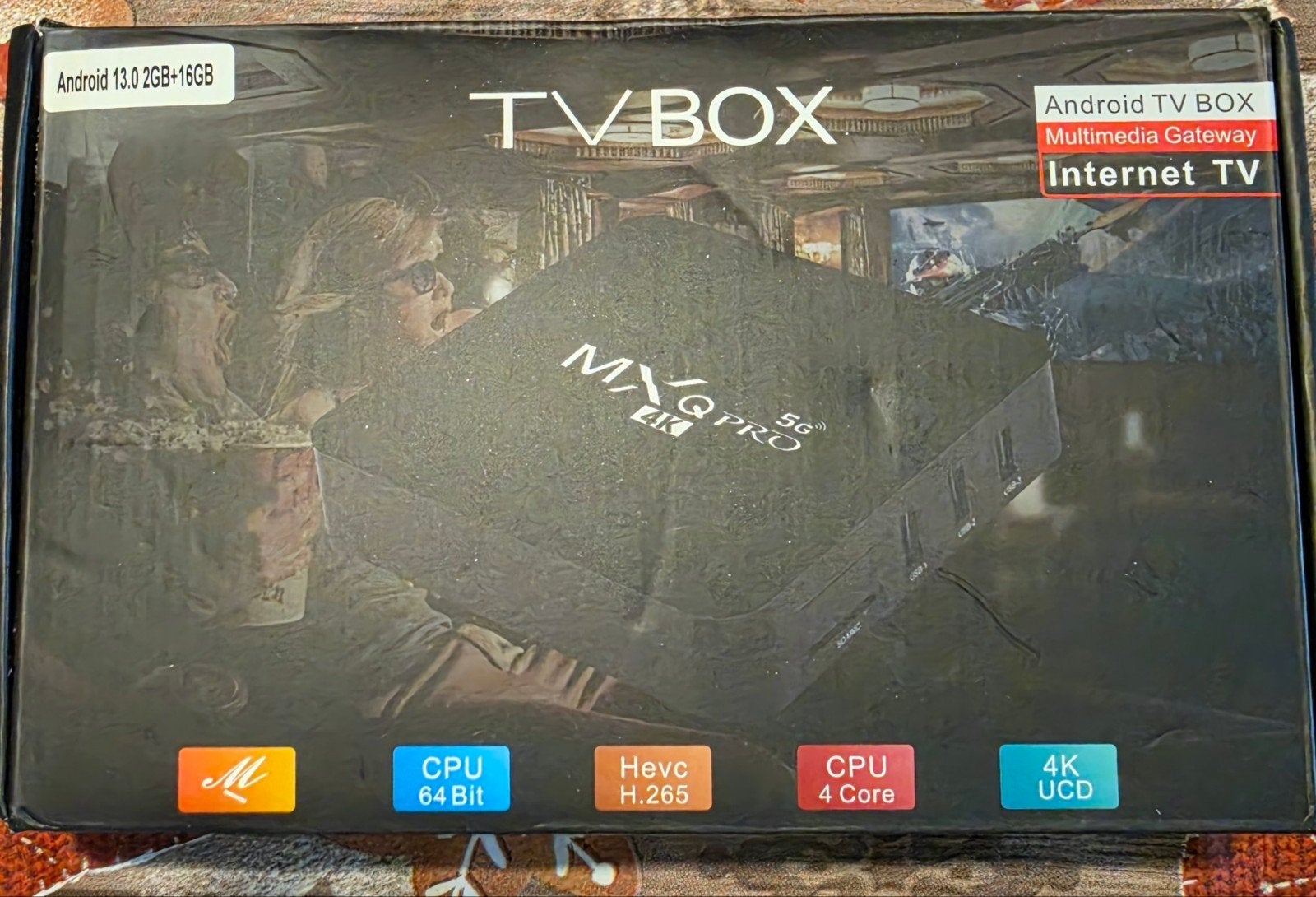 Android TV Box 4K MXQ Pro 5G - Multimedia Gateway, Audio, Tv en Foto, Ophalen of Verzenden, Nieuw, HDMI, Zonder harde schijf