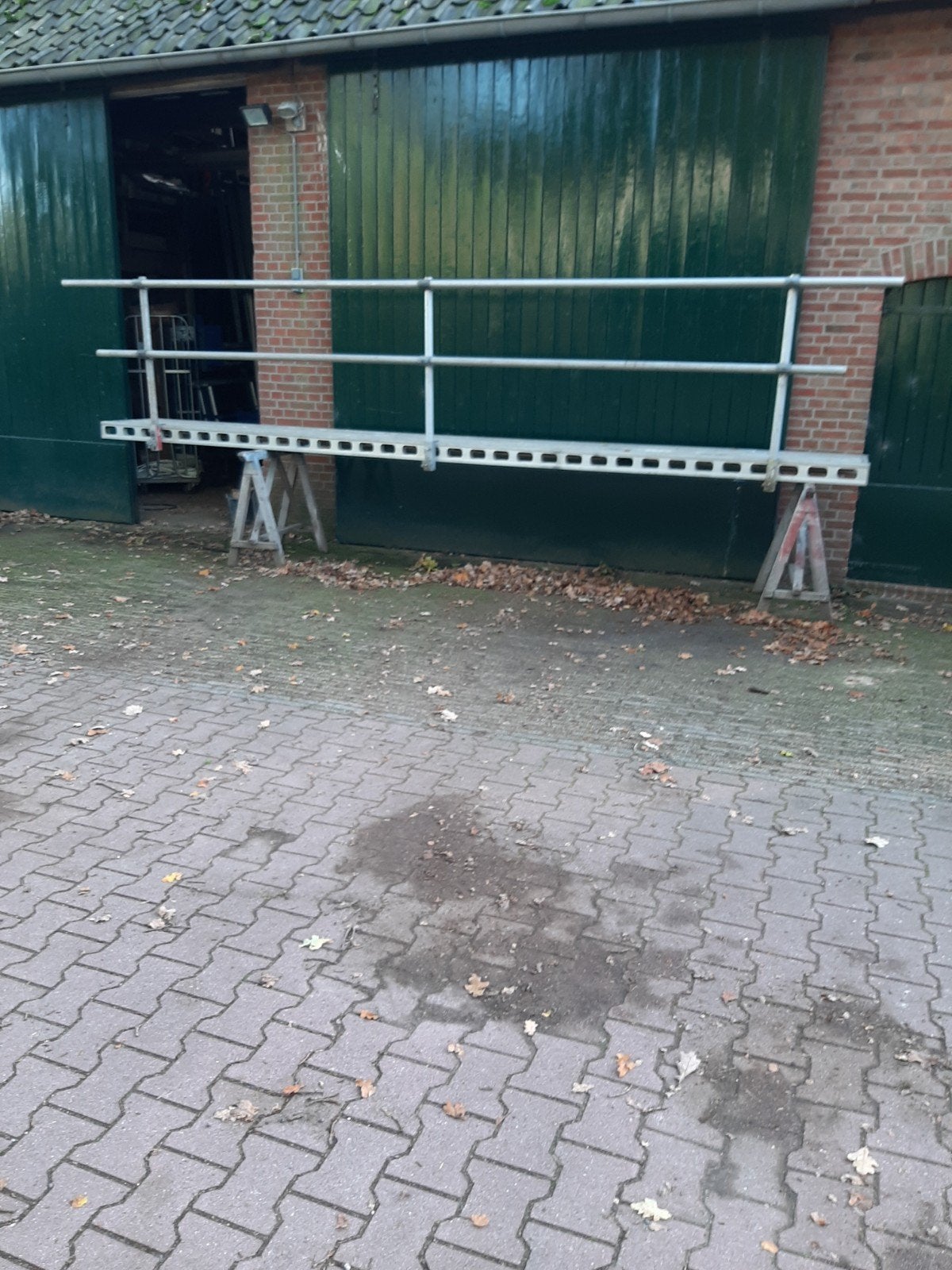 layher loopbrug 5.16m., Doe-het-zelf en Verbouw, Ophalen, Zo goed als nieuw, Overige typen, 5 meter of hoger