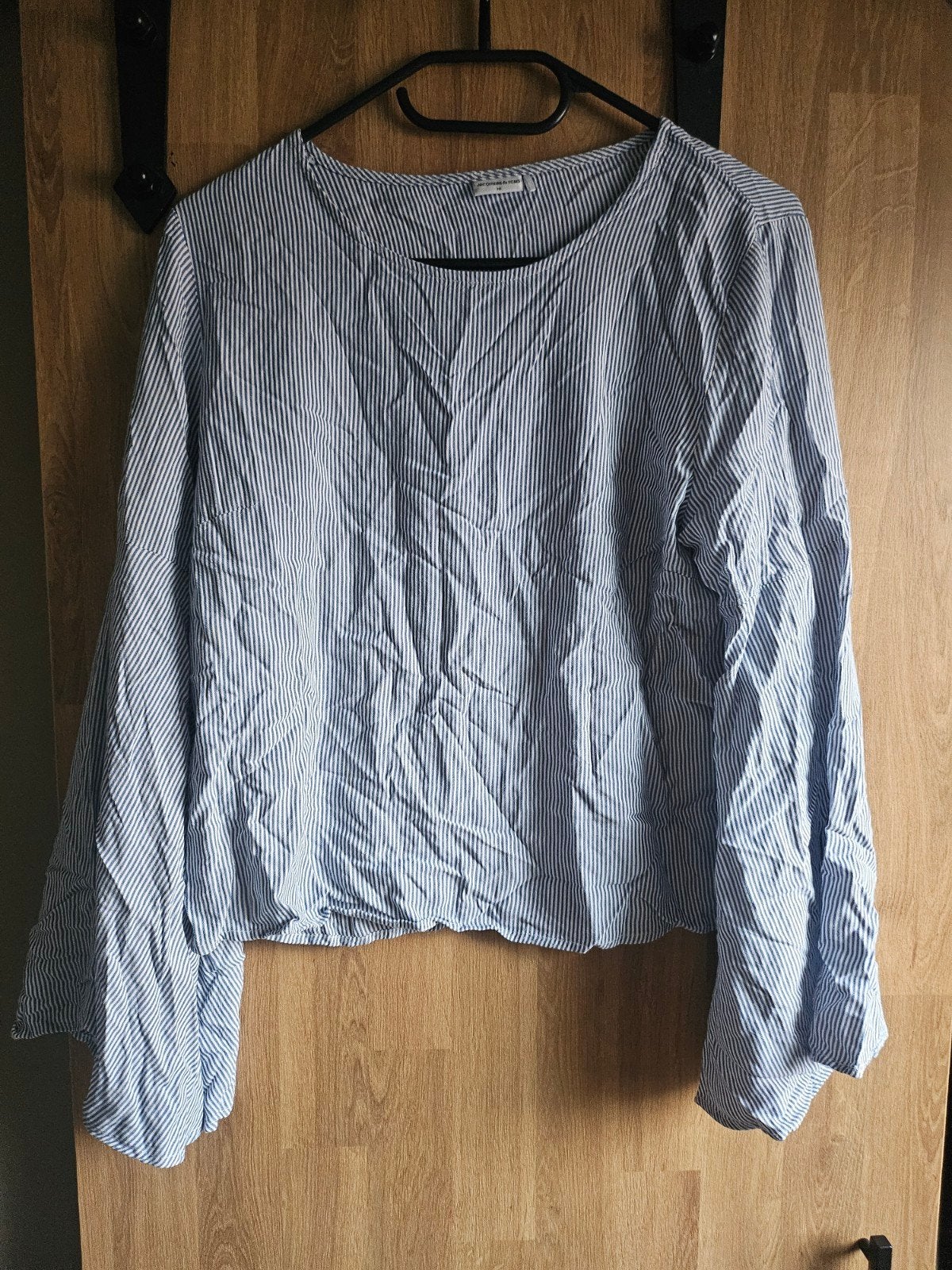 Jacqueline de Yong gestreepte blouse maat 36, Blauw, Ophalen of Verzenden, Zo goed als nieuw, Maat 36 (S)
