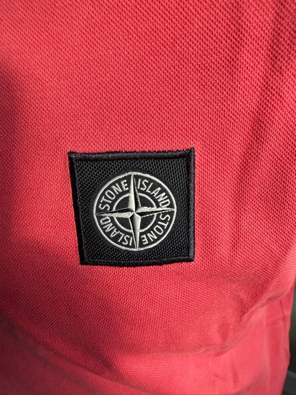 Stone Island Slim Fit Polo - Rood - Maat XXL, Ophalen of Verzenden, Gedragen, Overige maten, Rood