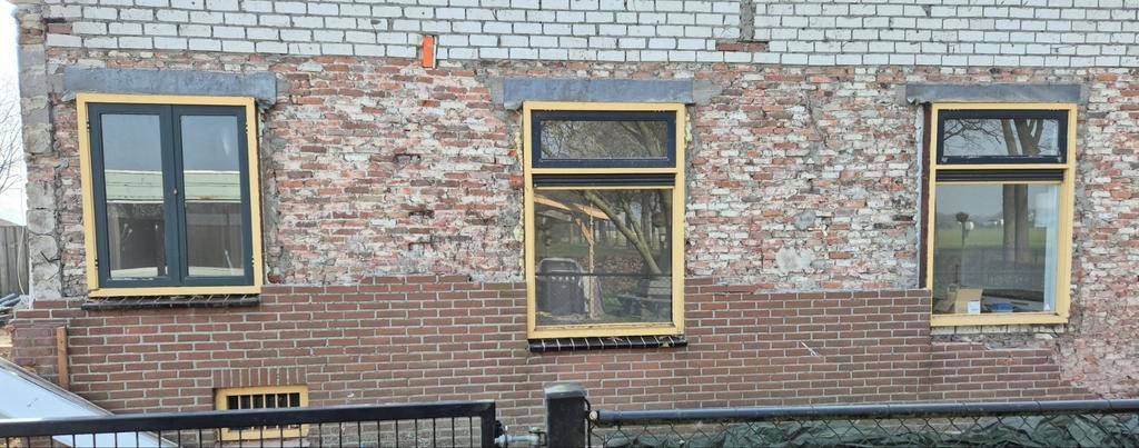 Gratis ramen / kozijnen, Ophalen, Gebruikt, Gevelraam of Ruit