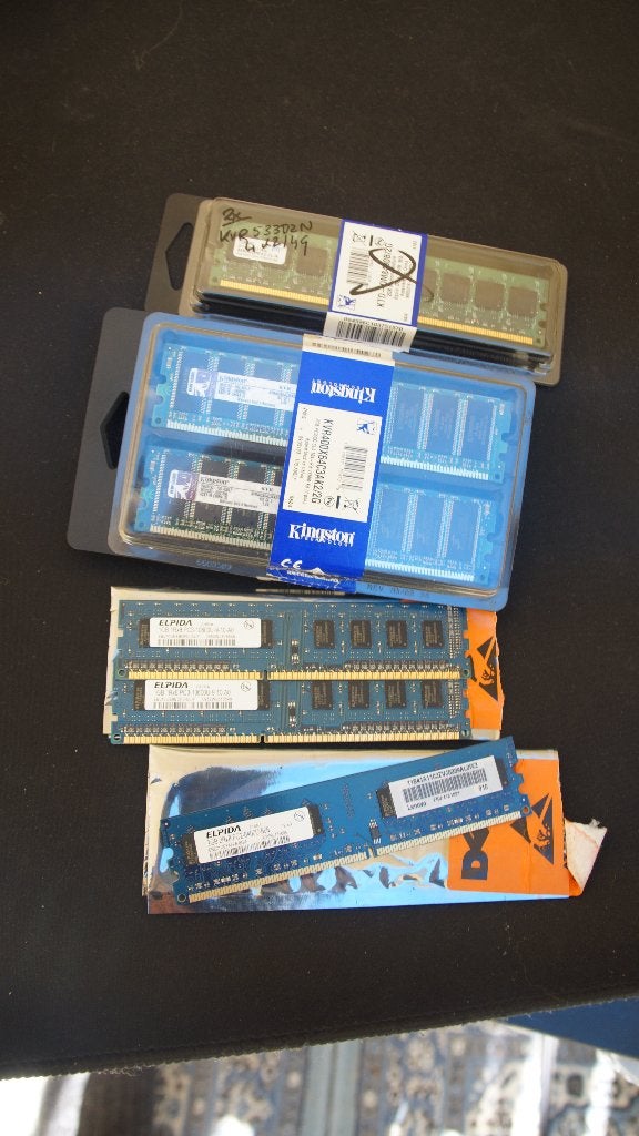 Diverse Dimm geheugen modules, Computers en Software, RAM geheugen, Ophalen, DDR3, Desktop, Gebruikt