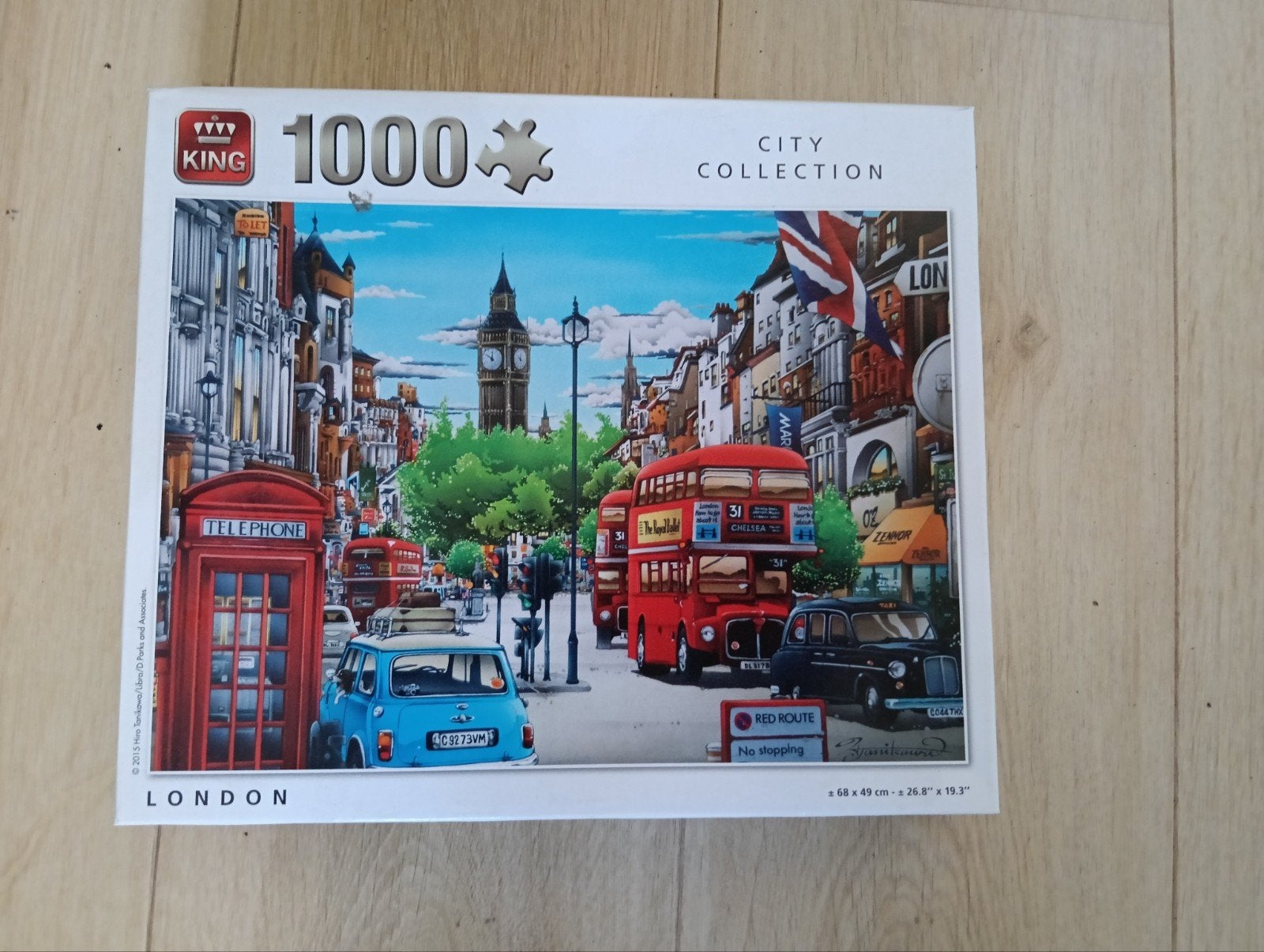King Legpuzzel London City Collection 1000 stukjes, Ophalen of Verzenden, 500 t/m 1500 stukjes, Zo goed als nieuw, Legpuzzel