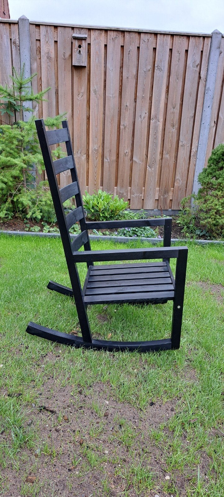 schommelstoel, Ophalen, Zo goed als nieuw, Hout