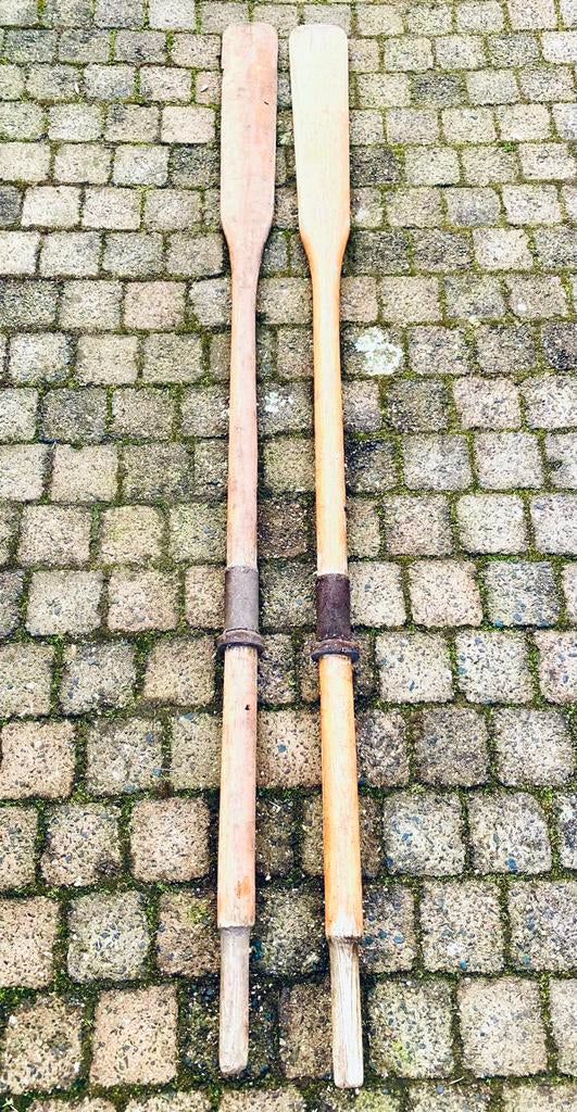 Roeispanen Houten roeispanen voor boot, Ophalen of Verzenden, Gebruikt