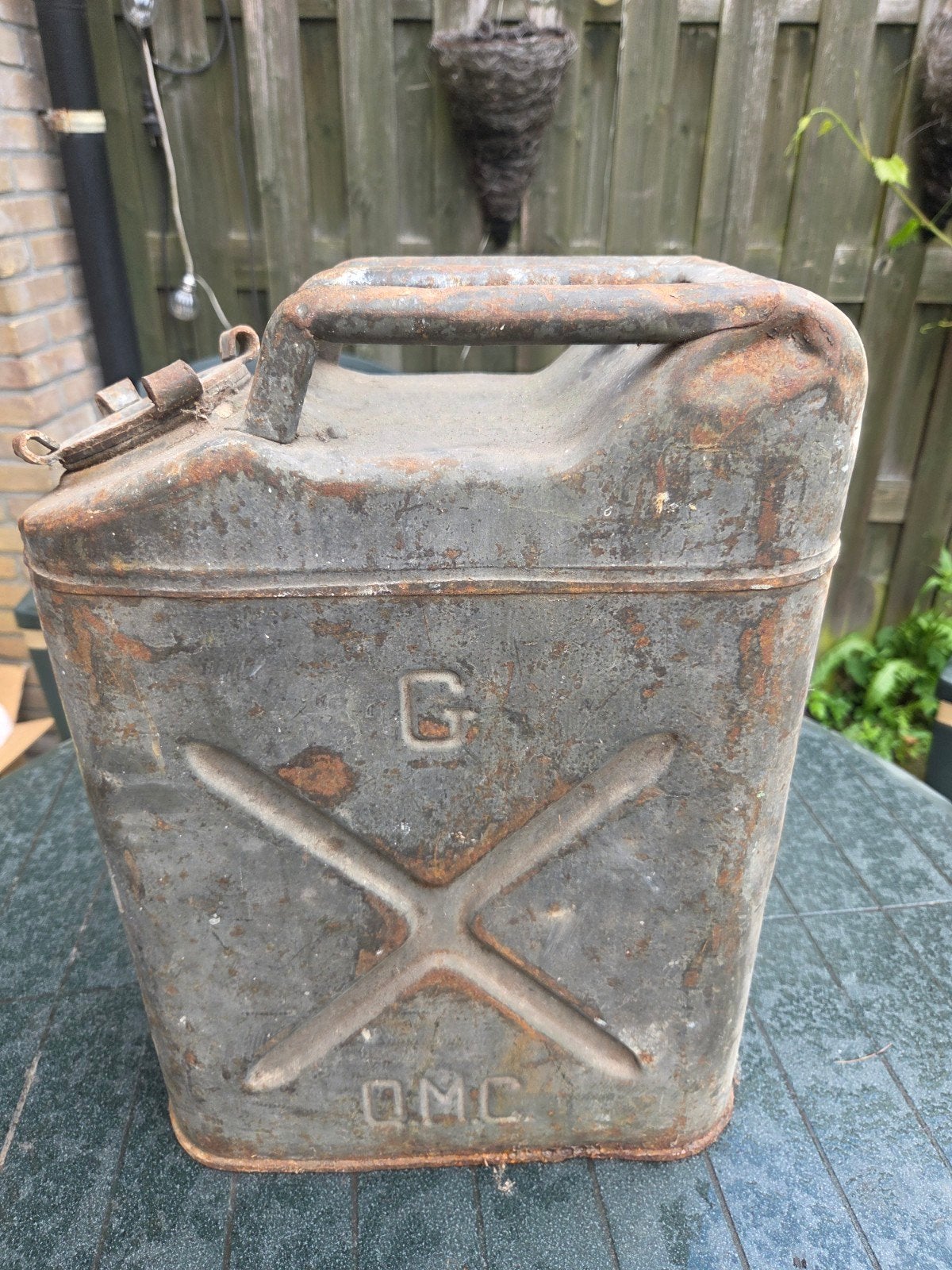 Originele Amerikaanse Jerrycan 1943 USA - Militaria WOII, Ophalen of Verzenden