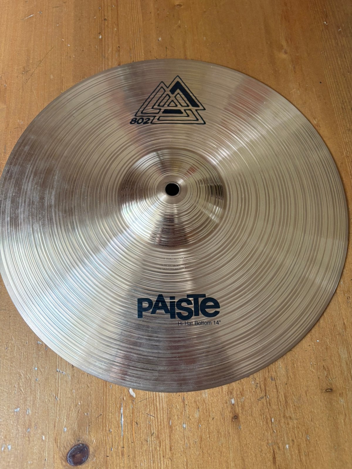 Paiste hi-hat 802 serie 14 inch, Muziek en Instrumenten, Ophalen of Verzenden, Zo goed als nieuw, Overige merken