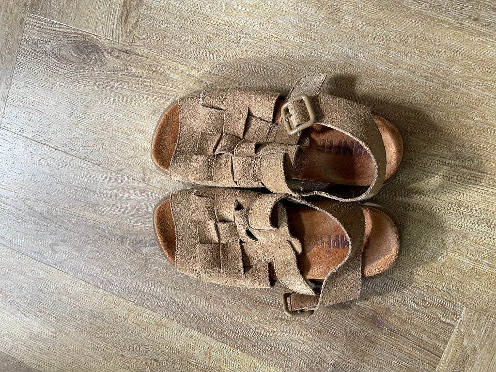 camper schoenen, Kleding | Dames, Beige, Zo goed als nieuw, Sandalen of Muiltjes, Ophalen of Verzenden