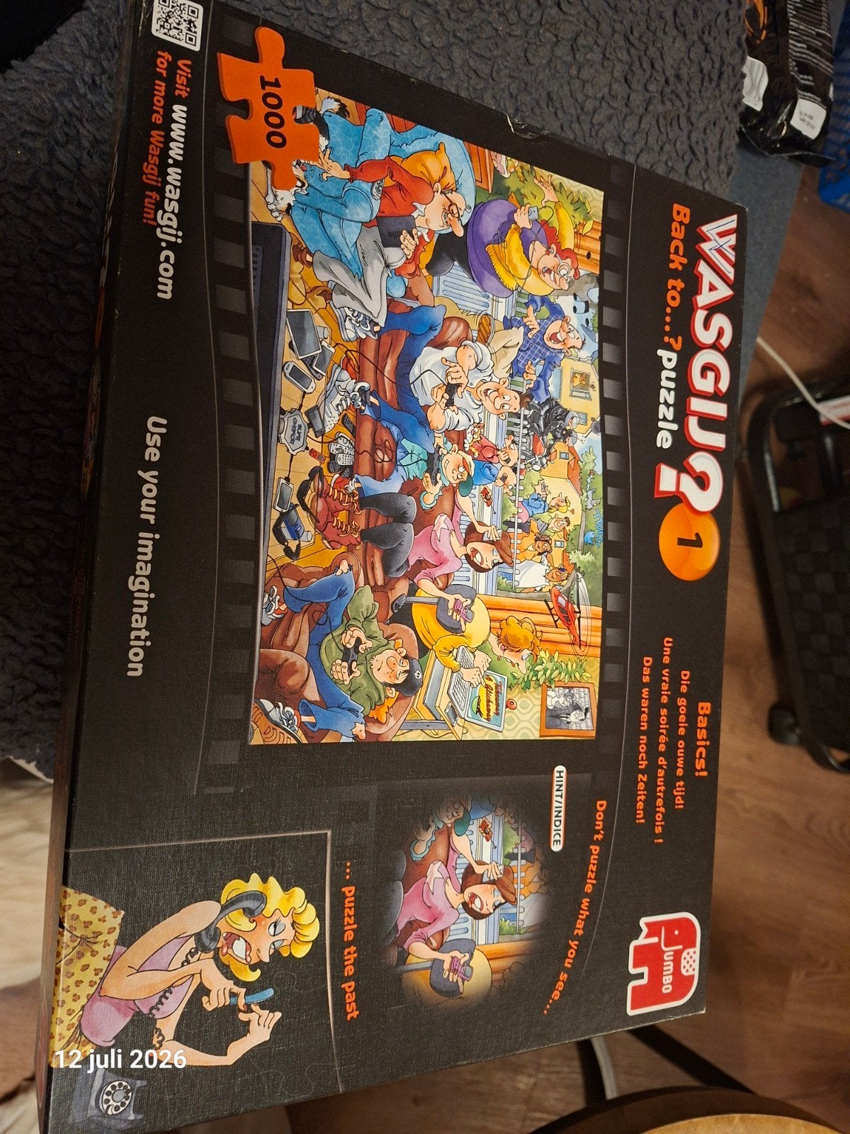 Wasgij Puzzel: Back to...? 1000 stukjes (rookvrij), Ophalen, 500 t/m 1500 stukjes, Zo goed als nieuw