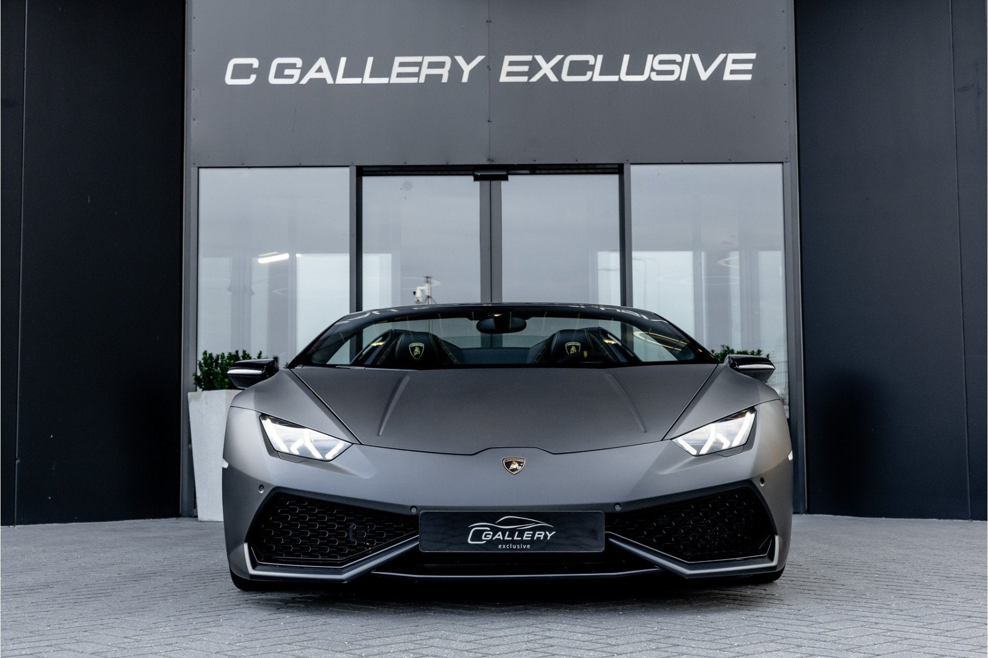 Lamborghini Huracan 5.2 V10 LP610-4 - Spyder | Grigio Lynx |, Automaat, Dealer onderhouden, 5204 cc, Cabriolet