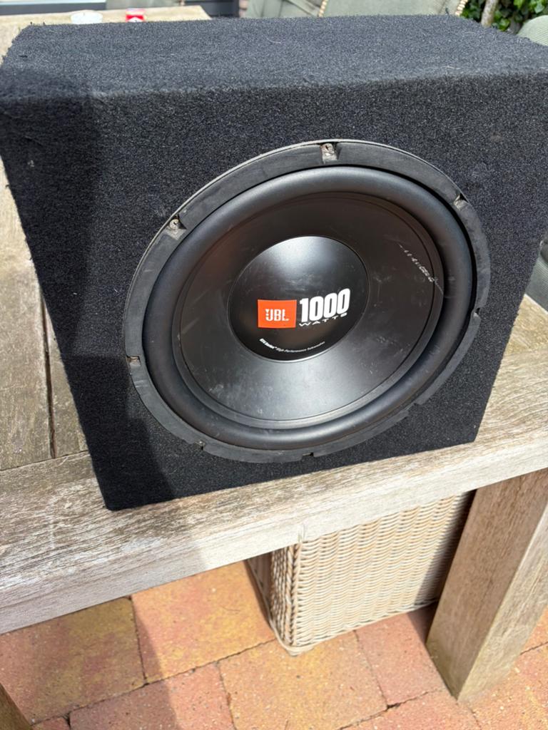 Jbl 1000watt subwoofer, Auto diversen, Ophalen, Zo goed als nieuw