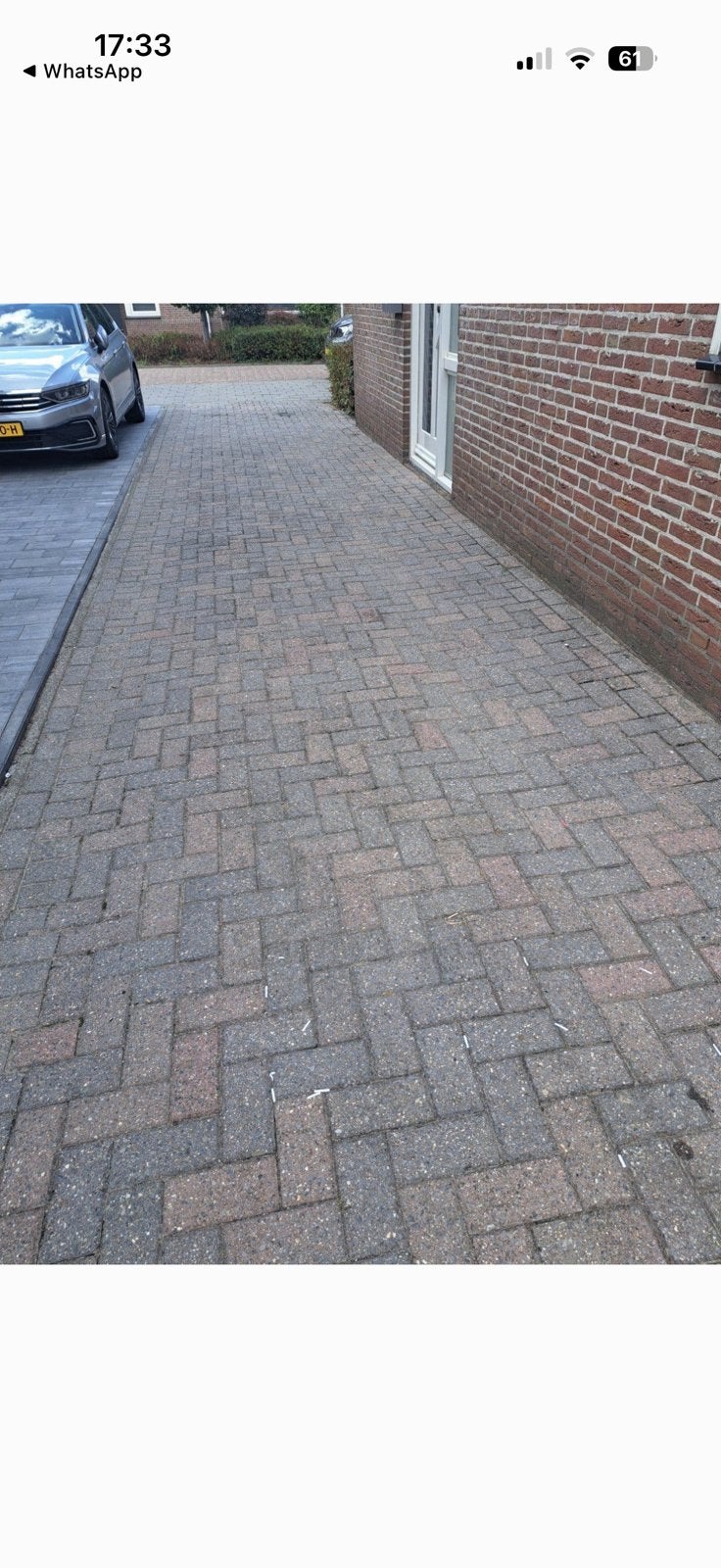 BKK antraciet/rood, Tuin en Terras, Tegels en Klinkers, Ophalen, Zo goed als nieuw, Beton, Klinkers