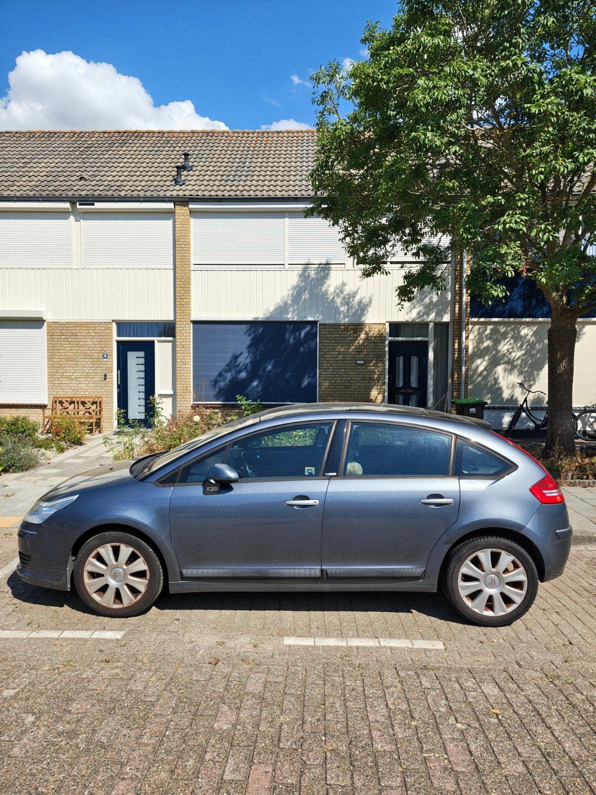 Citroën C4 1.6 16V 80KW 2006 Grijs, Voorwielaandrijving, Stof, Zwart, 4 cilinders