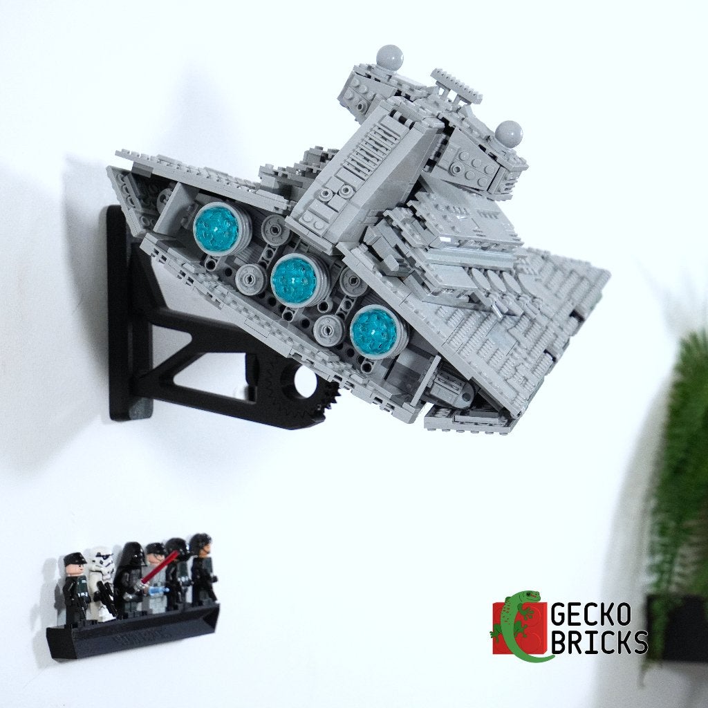 Wandbeugel geschikt voor LEGO Imperial Star Destroyer 75394, Wandhanger, Zwart, Nieuw, Ophalen of Verzenden