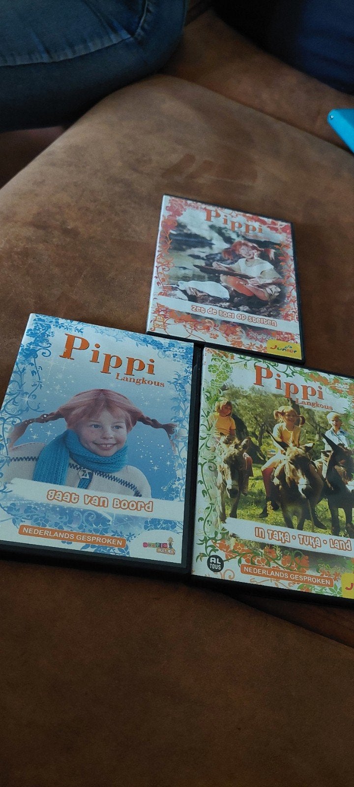Pippi langkous dvds, Alle leeftijden, Ophalen of Verzenden, Zo goed als nieuw