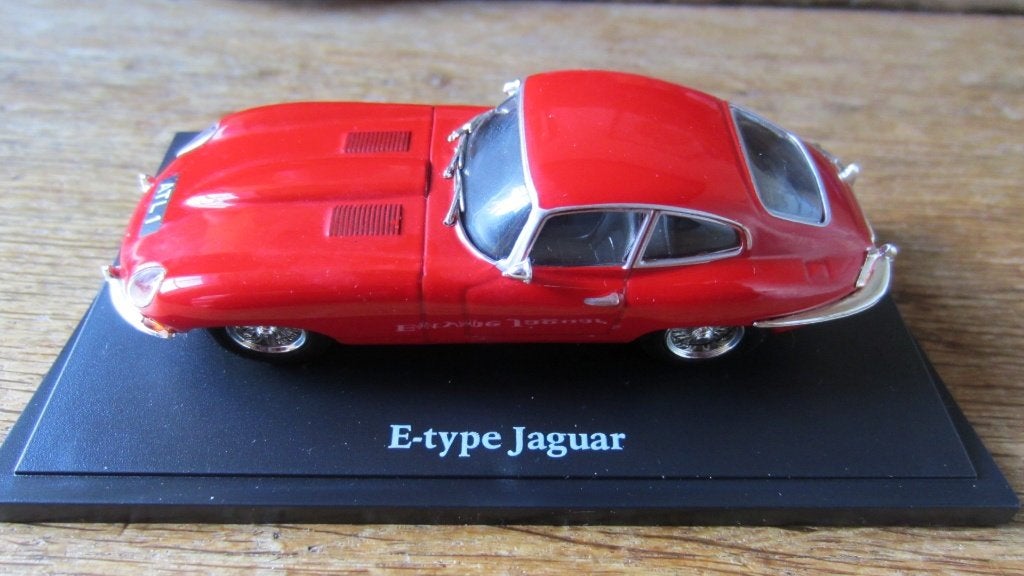 JAGUAR E-TYPE MK I 1961, coupé mèt doos, van Atlas Editions, Ophalen of Verzenden, Zo goed als nieuw, Auto, Overige merken