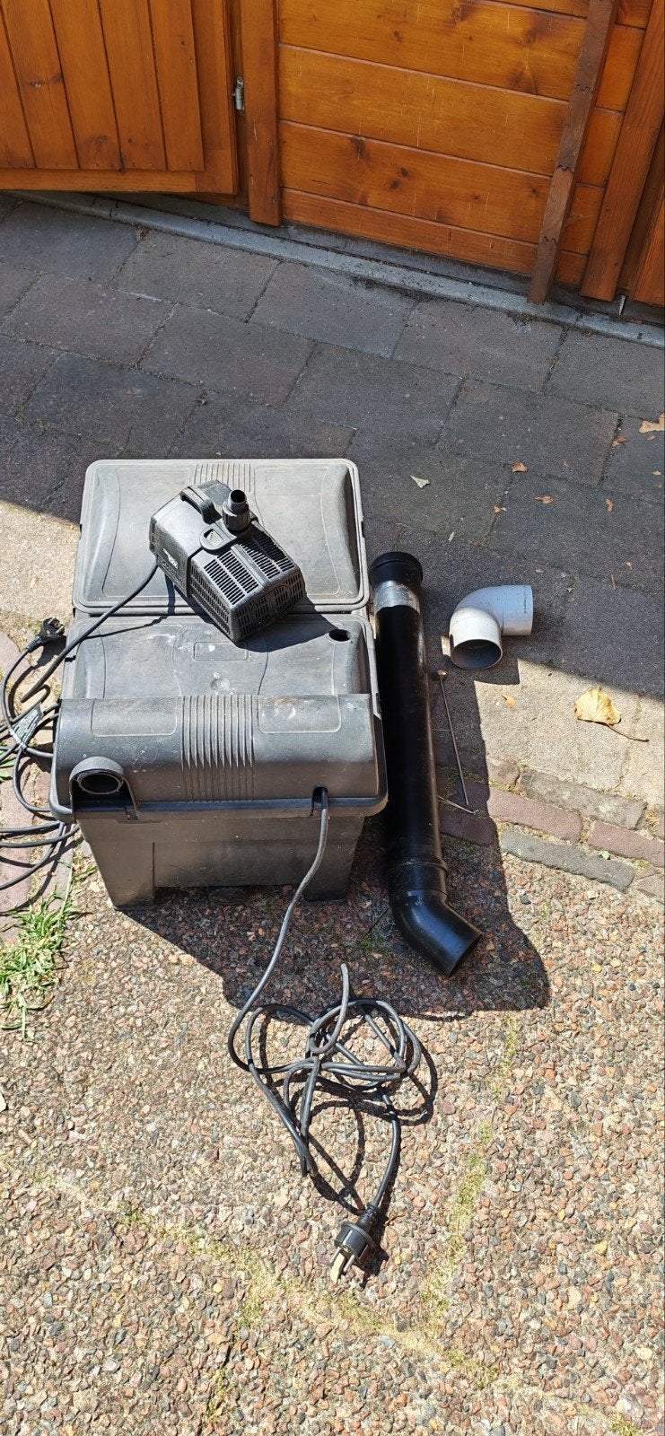 Vijverfilterset met pomp en UV-C filter, Ophalen of Verzenden, Gebruikt, Vijverfilter