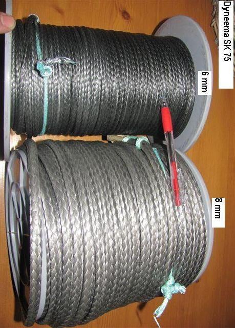 HMPE d=4 mm (Dyneema vervanger/huismerk) liertouw 1,4 ton, Info@alletouw.nl, Nieuw, Ophalen of Verzenden, Trekwei 13