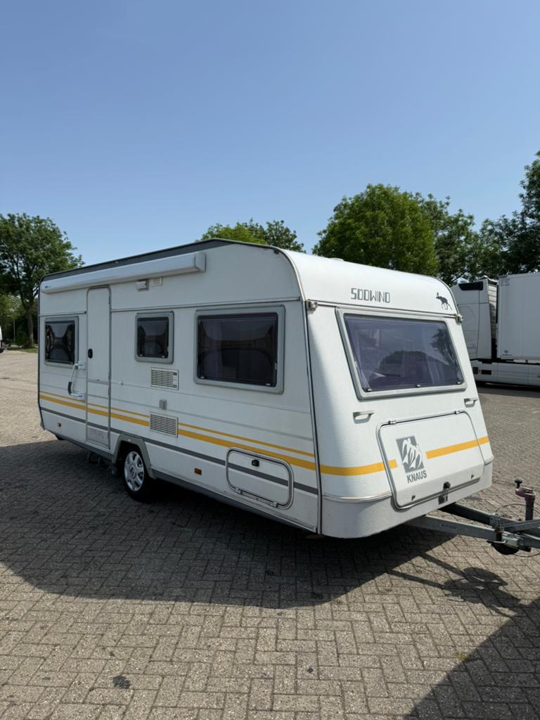 Knaus sudwind 530 Vakantie klaar ! Vast bed !, Vast bed, Rondzit, Bedrijf, Luifel