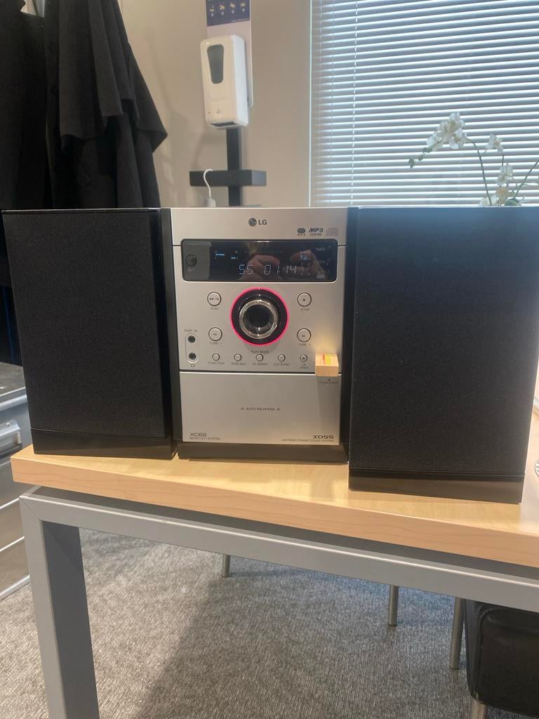 LG Micro Hifi Systeem met CD, Radio, USB en Cassette, Audio, Tv en Foto, Stereo-sets, Gebruikt, Cassettedeck, Microset, Ophalen