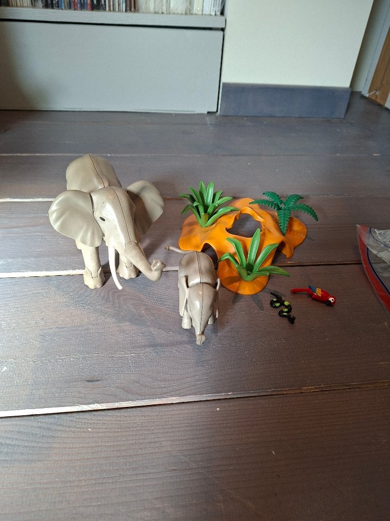 Playmobil set olifanten, Wild life, Complete set, Overige typen, Ophalen of Verzenden